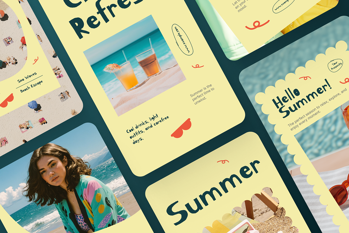 Summer Vibes Instagram Story, a Social Media Template by Annora Studio (Photo 2 of 6)