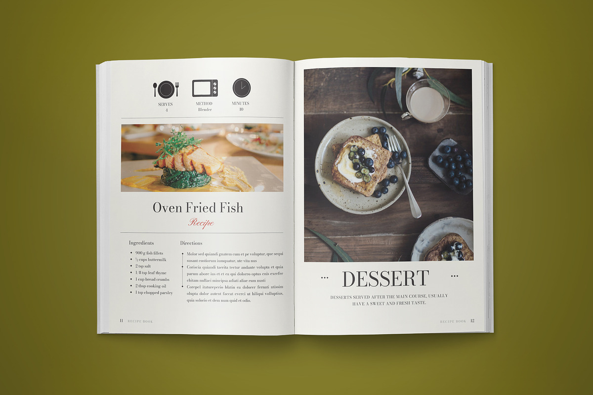 Recipe Book, a Templates & Theme by graphicook (Photo 2 of 3)
