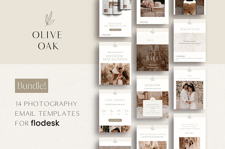 Photographer Flodesk Email Templates