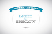 WideDisplay Light&Shadow, a Slab Serif Font by Gaslight (Thumbnail 1 of 5)
