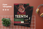 June Teenth Flyer, a Flyer Template by Annora Studio (Thumbnail 1 of 5)