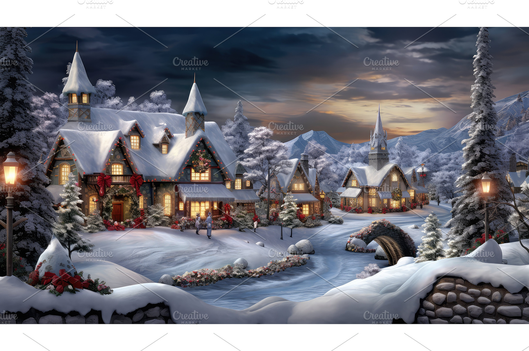 resort holiday village ai generated, a Holiday Photo by pikepicture