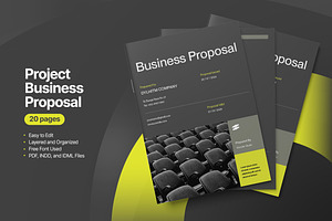 Project Business Proposal Template, a Brochure Template by TMint Play