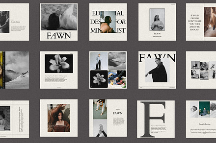 Fawn Collection | Canva IG Templates, a Social Media Template by Alana Designed