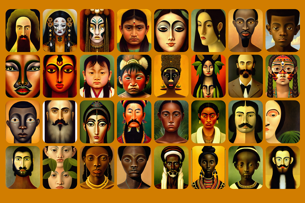 Portraits Illustrations Bundle, a Person Illustration by Nomad Visuals