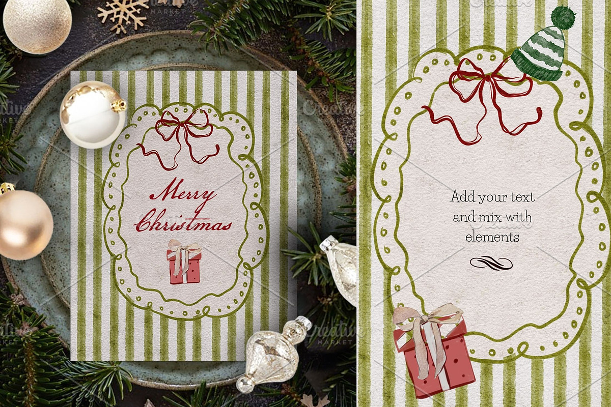 Collage Winter Collection, a Decorative Illustration by Alisa Mikibith Art (Photo 2 of 8)