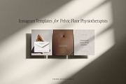 Physiotherapist IG Templates | Canva, a Social Media Template by Ederra Design (Thumbnail 1 of 7)
