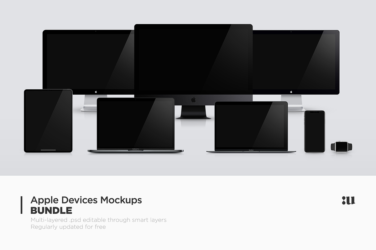 Apple Devices Mockups Bundle, an iPhone Mockup by Unio Designs (Photo 2 of 10)