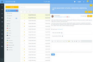 Advantage - Responsive Admin Theme