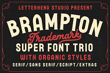 Brampton - Font Trio with extras