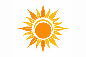 A yellow sun symbolizing vitality se, a Graphic by Iftikhar Alam