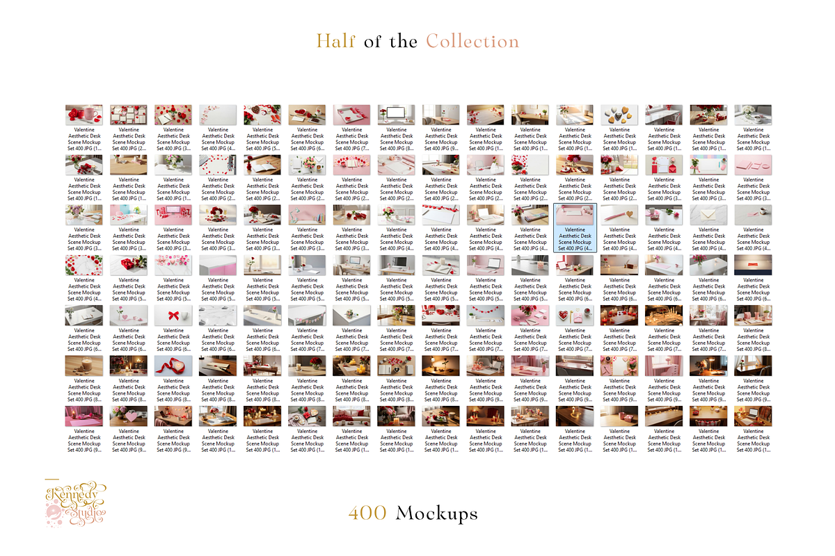 Valentine Aesthetic Desk Scene 400, a Packaging Mockup by KennedyStudio (Photo 10 of 11)