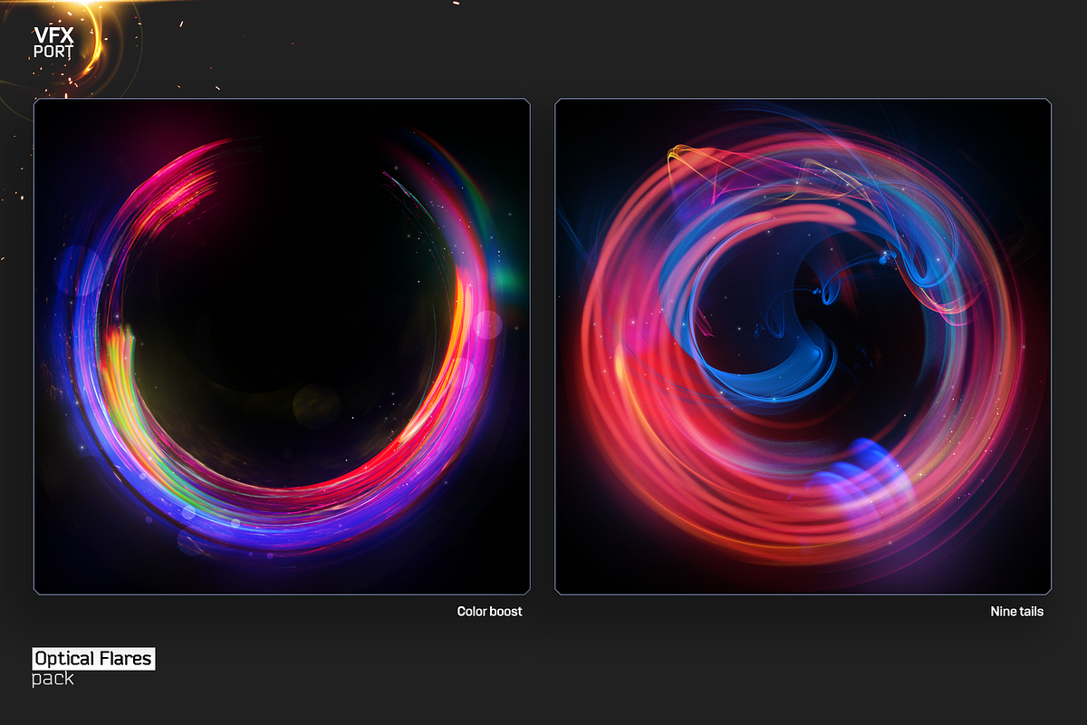 15 Optical Flares Pack, an Object Graphic by GothLab (Photo 3 of 10)