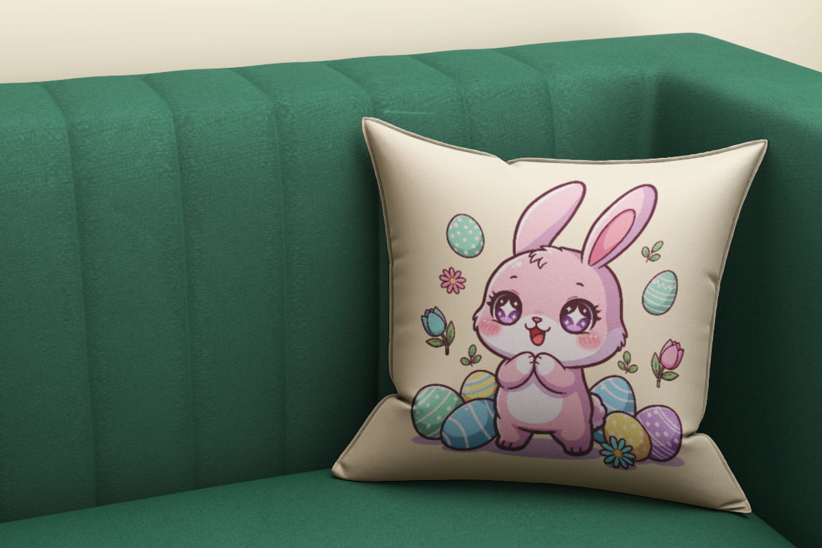 Cute Easter Bunny PNG Clipart., an Animal Illustration by KennedyStudio (Photo 4 of 4)