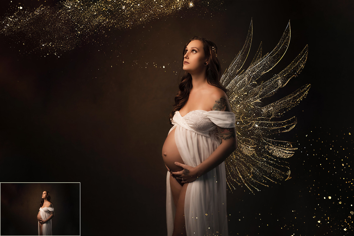 Glitter Wings Overlays, a Layer Style Add-On by HappyNews (Photo 5 of 6)
