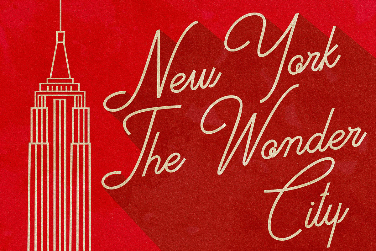 Old Landmark Font, a Script Font by HRDR (Photo 4 of 10)