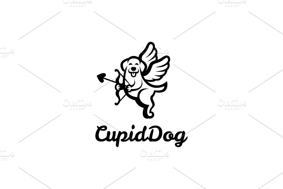 Cupid Dog - Pet Mascot Logo, a Branding & Logo Template by ashenterprise (Photo 3 of 3)