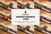 Wooden Business Card Pack [Vertical], a Business Card Template by Nikolozgraphic (Thumbnail 1 of 9)