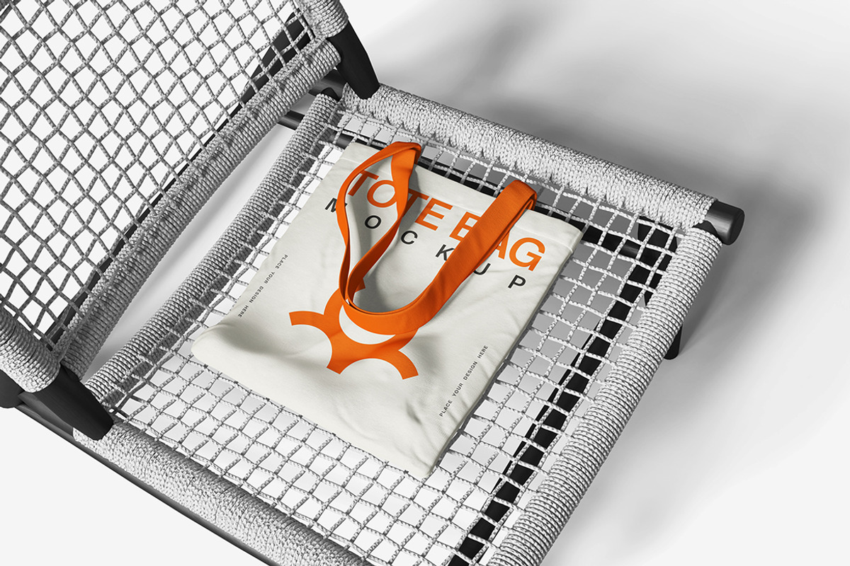 Tote Bag Mockup, a Merchandise Mockup by Indah (Photo 5 of 6)