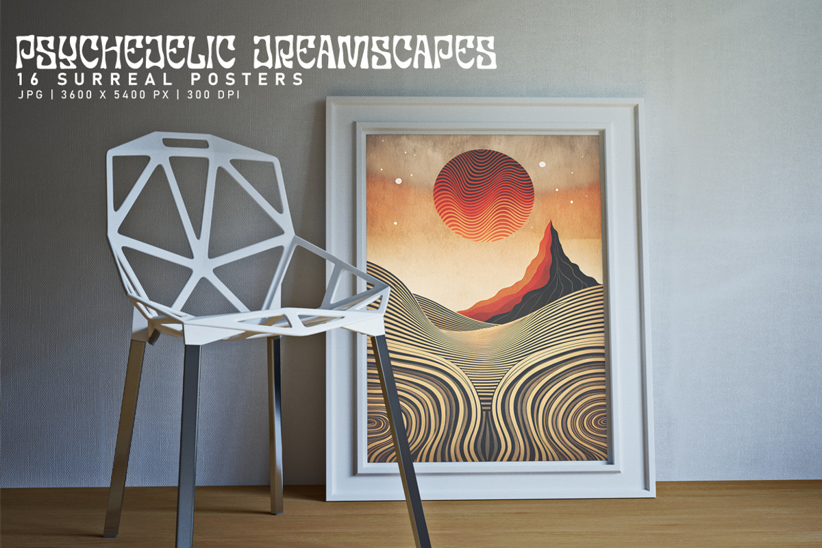 Psychedelic Dreamscapes, a Decorative Illustration by Digital Art Creations (Photo 6 of 9)