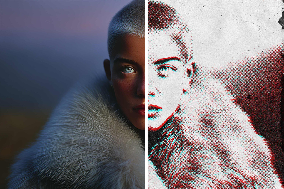 Dotted Misprint Effect, a Layer Style Add-On by Design Squad (Photo 5 of 5)