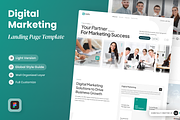Leadly - Digital Marketing Agency, a Landing Page Template by SLAB! Design (Thumbnail 1 of 4)