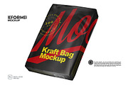 Black Bag Mockup, a Packaging Mockup by Reformer Mockup (Thumbnail 3 of 6)