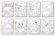Dinosaur Coloring Adventure, a Stationery Template by Designmela01 (Thumbnail 2 of 5)