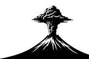 collection of volcano silhouettes, an Illustration by Amazin_art (Thumbnail 8 of 31)