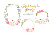 Pink and White Pumpkins Clipart, an Illustration by Sunflower Day Love (Thumbnail 3 of 4)