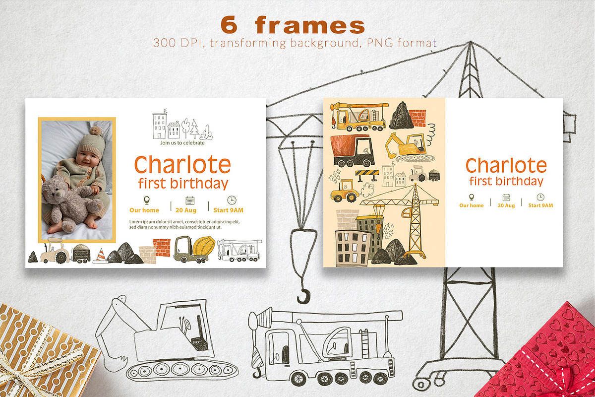 Cars. Cute collection for kids, an Object Illustration by annasokol_ (Photo 2 of 11)