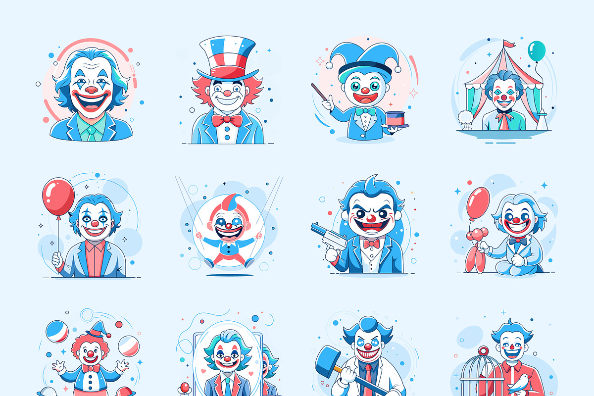 Circus Performer Illustrations, a Person Illustration by Creative Stall (Photo 8 of 8)