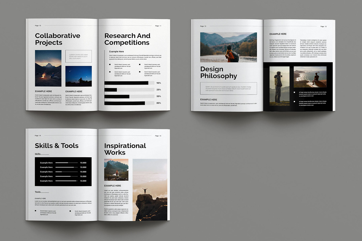 Modern Portfolio Template, a Magazine Template by Seeing-art (Photo 11 of 11)