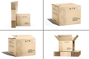 Carton Box Mockup Premium PSD Bundle, a Packaging Mockup by pixelmock (Thumbnail 3 of 18)
