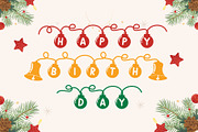Balls Christmas - Decorative Font, a Handwritten Font by Densu Creative (Thumbnail 3 of 6)