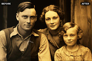 20 Photo Restoration Ps Action, an Action Add-On by Studio Retouch (Thumbnail 7 of 45)