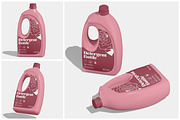 Dishwasher Detergent Bottle Mockup, a Packaging Mockup by Unerispace (Thumbnail 1 of 5)