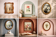 50 Vintage Frame Mockups for Canva, a Household Mockup by Matisse Studio (Thumbnail 2 of 10)