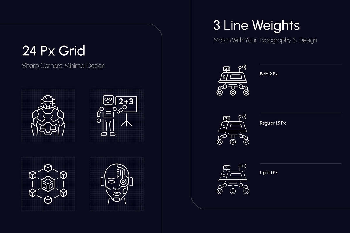 Futuristic Icon Art Set, an Outline Icon by Prosymbols (Photo 5 of 7)