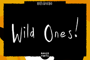 Wild Ones Handmade Font