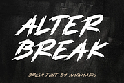 ALTERBREAK, a Blackletter Font by AMINMARIO (Thumbnail 6 of 6)