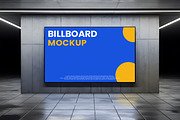 Modern Underground Billboard Mockup, an Advertising Mockup by Viswal Studio (Thumbnail 2 of 2)