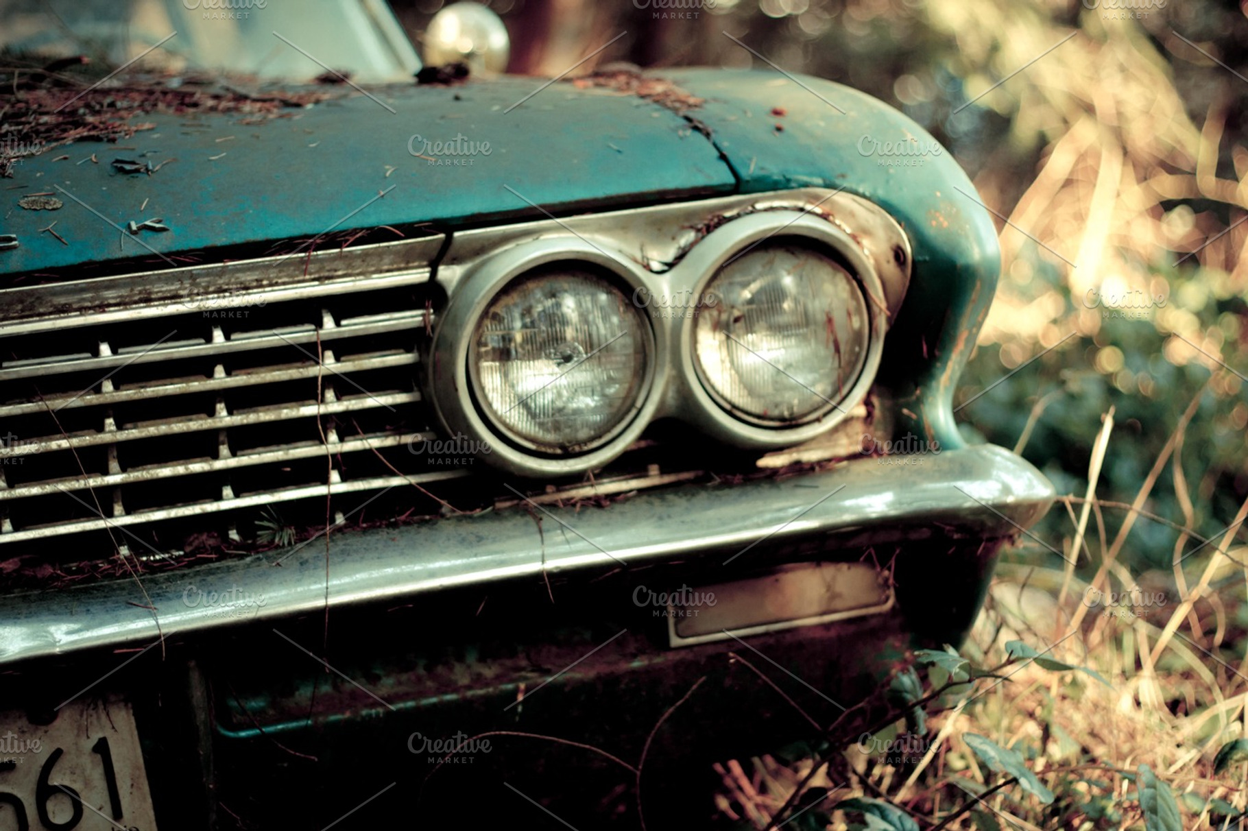 Abandoned car featuring abandoned, car, and vintage