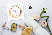 Watercolor Beauty Salon Collection, a Healthcare Illustration by MayaNavits (Thumbnail 6 of 11)