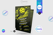 Pickleball Flyer Template, a Flyer Template by Aam360 (Thumbnail 1 of 3)