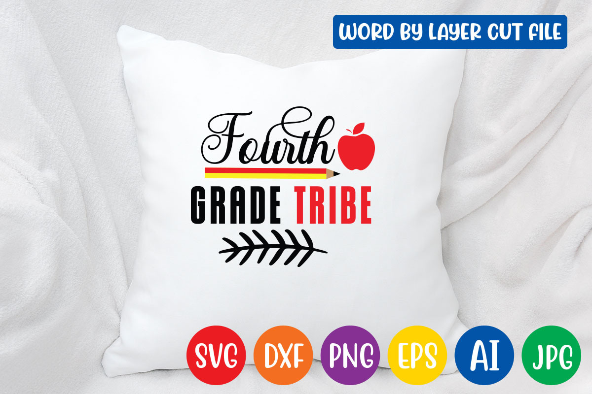 Fourth Grade Tribe Svg Cut File, an Object Graphic by CrexoraLab (Photo 3 of 3)