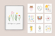 Cottagecore Cute Clipart, an Object Illustration by Redchocolate (Thumbnail 6 of 12)