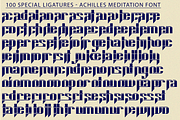 Achilles Meditation - Hero Font, a Sans Serif Font by 177Studio (Thumbnail 7 of 8)