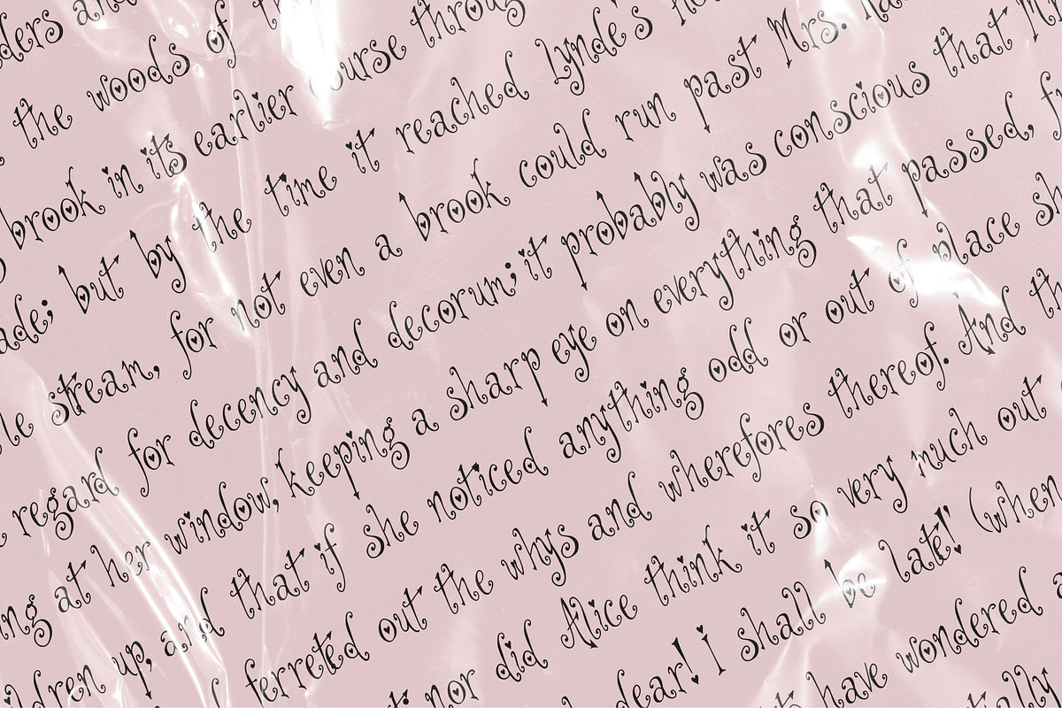 Tall Dark Sweetheart Odd Serif Font, a Serif Font by The October Creative (Photo 4 of 8)