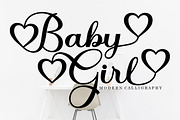 Baby Girl Script, a Script Font by Bosstype Studio (Thumbnail 1 of 10)